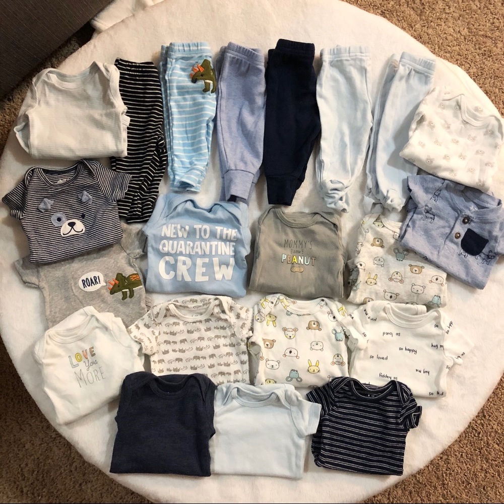 21 Piece Baby Boy Clothes Set
